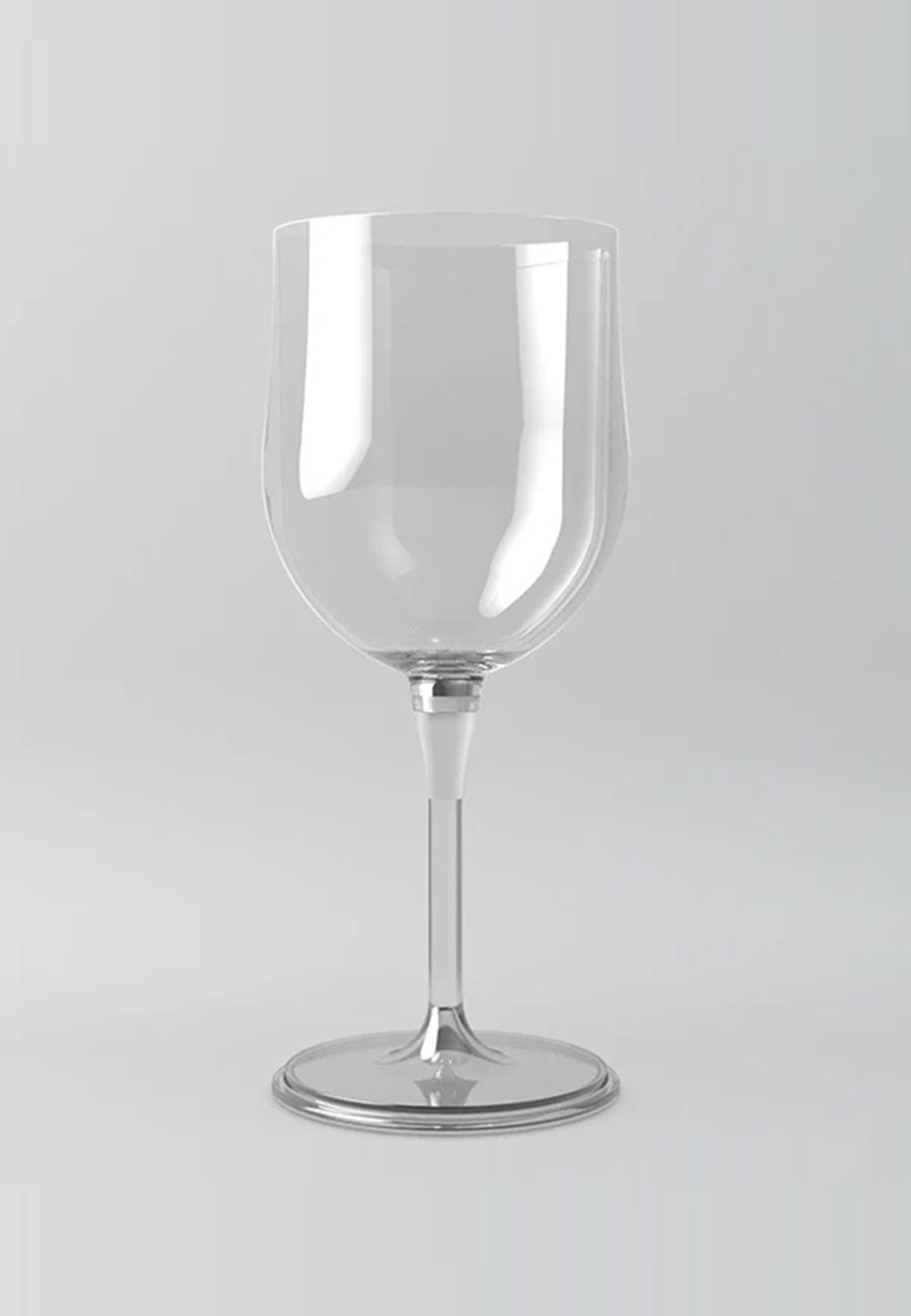 Bicchiere Vino Plastica da viaggio - Maskafè